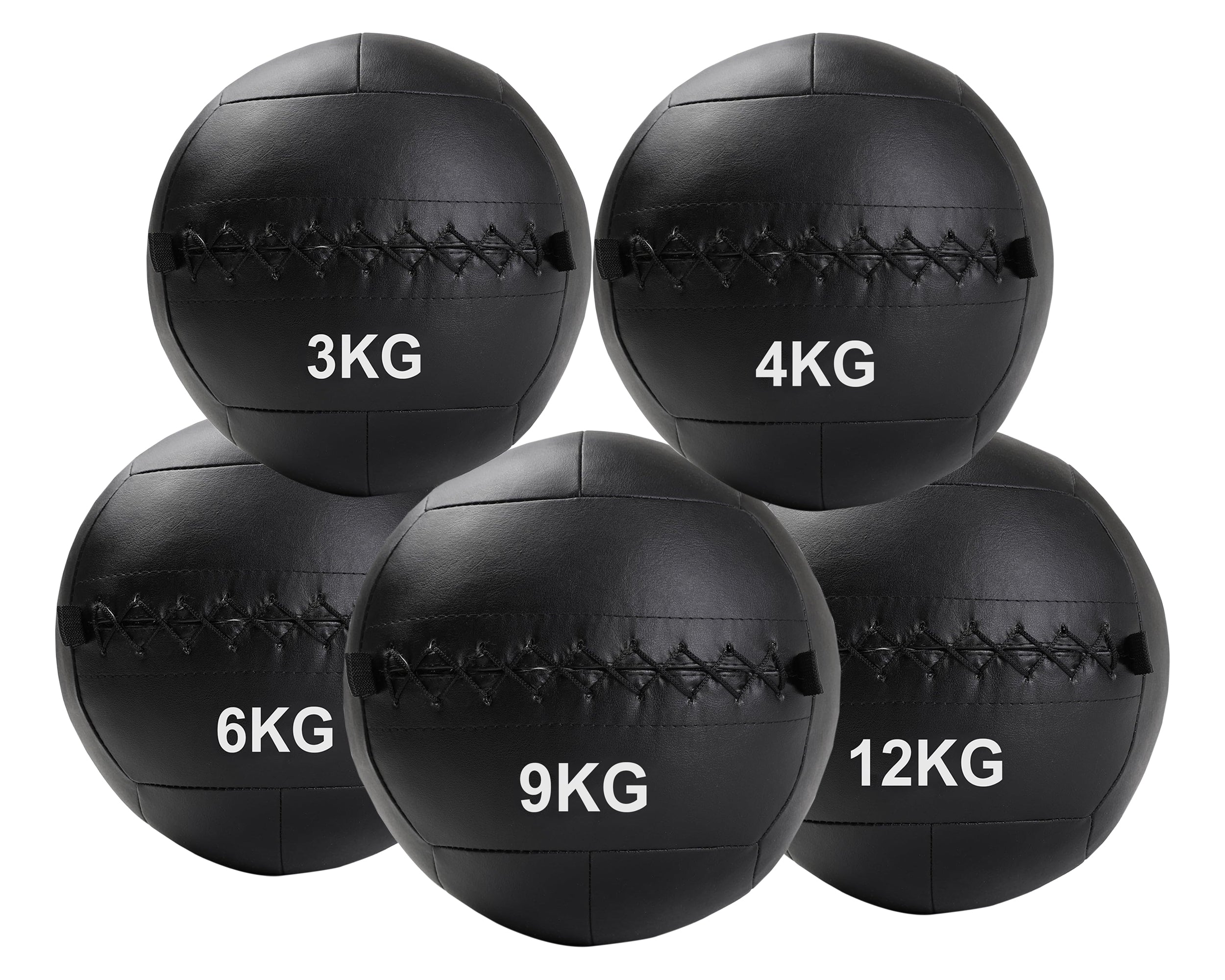 Heavy-Duty No‑Bounce Wall Balls (3 kg–12 kg) – Enhanced Grip Texture, Medicine Balls for High‑Density Cross‑Training Tool - Home Gym & Strength Power Workouts