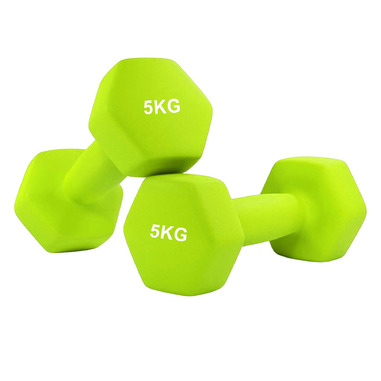 Anti‑Roll Neoprene Hex Dumbbells – Non‑Slip Coating, Comfortable Grip, Anti‑Scratch Finish for Home Gym Workouts & Strength Training