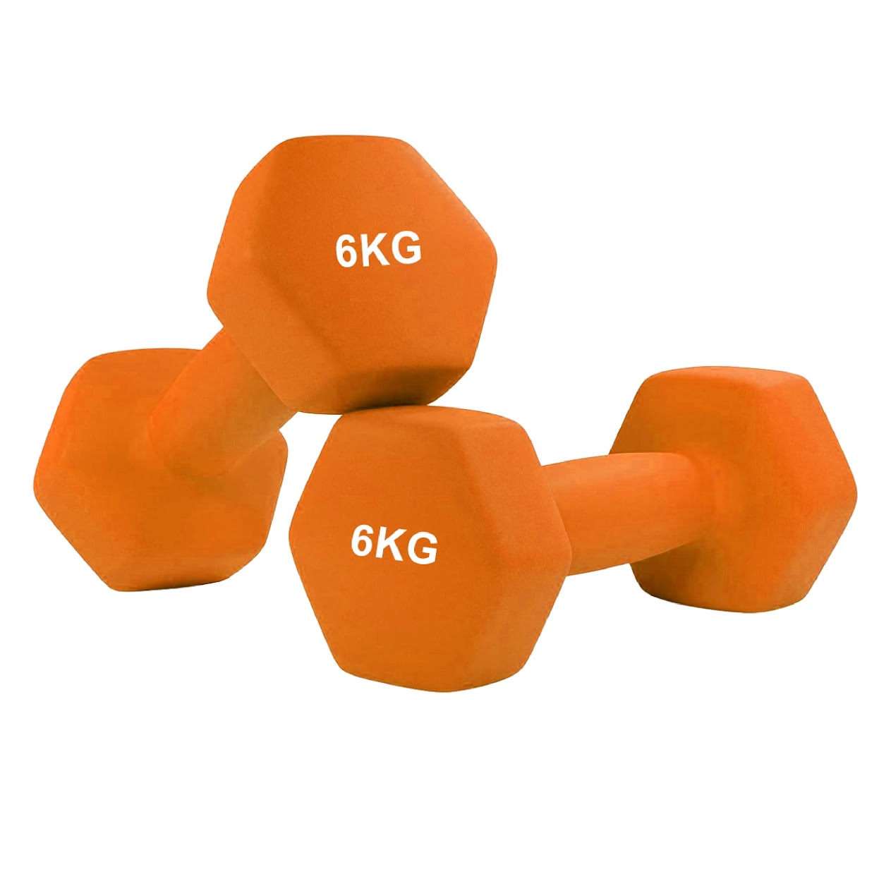 Anti‑Roll Neoprene Hex Dumbbells – Non‑Slip Coating, Comfortable Grip, Anti‑Scratch Finish for Home Gym Workouts & Strength Training