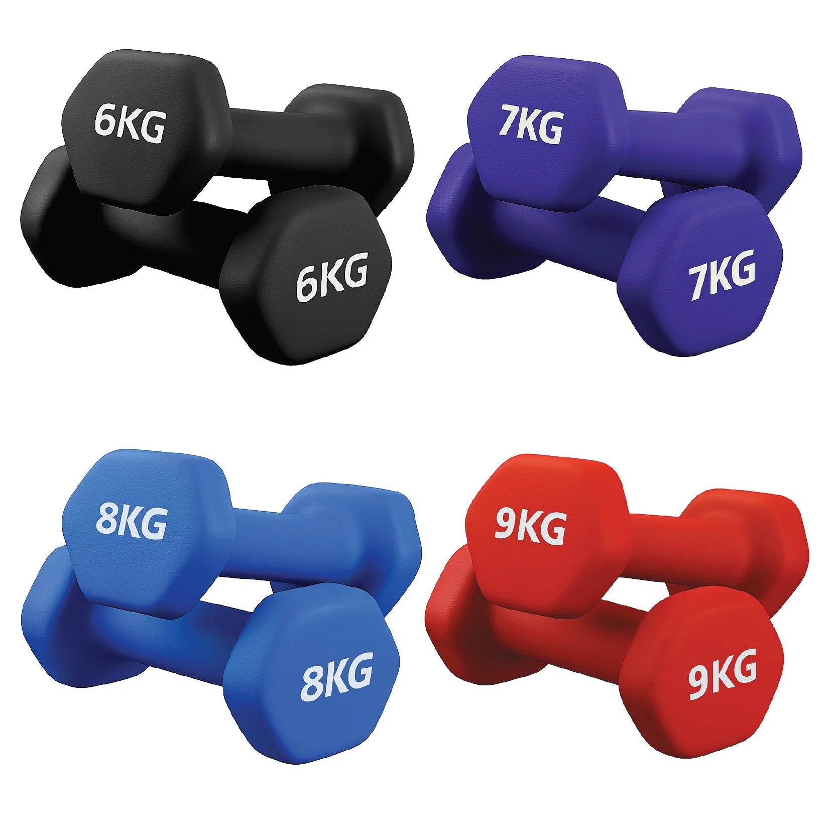 Neoprene Dumbbells Pairs