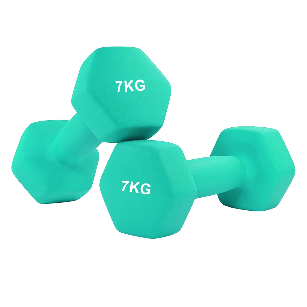 Anti‑Roll Neoprene Hex Dumbbells – Non‑Slip Coating, Comfortable Grip, Anti‑Scratch Finish for Home Gym Workouts & Strength Training
