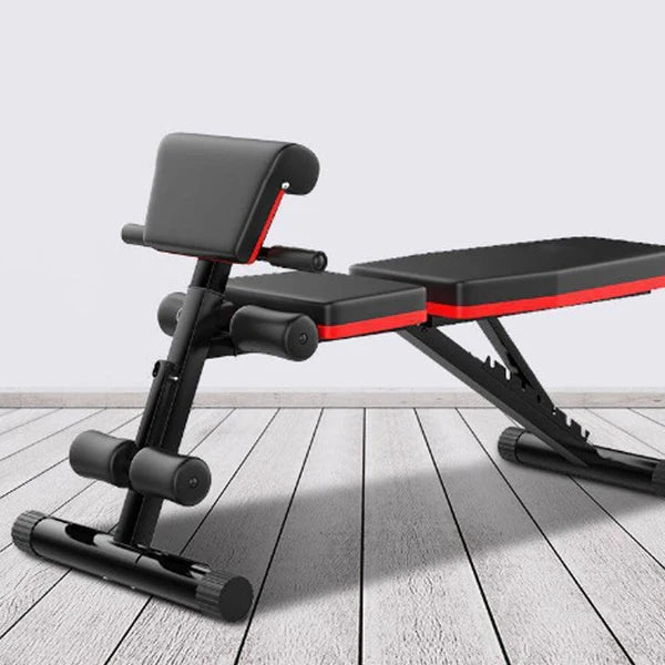 Adjustable Foldable Weight Bench, 320KG load Capacity – Heavy‑Duty Steel, 7‑Position Incline/Decline, Quick‑Fold Auto‑Lock – High‑Density Foam Strength Training for Home Gym