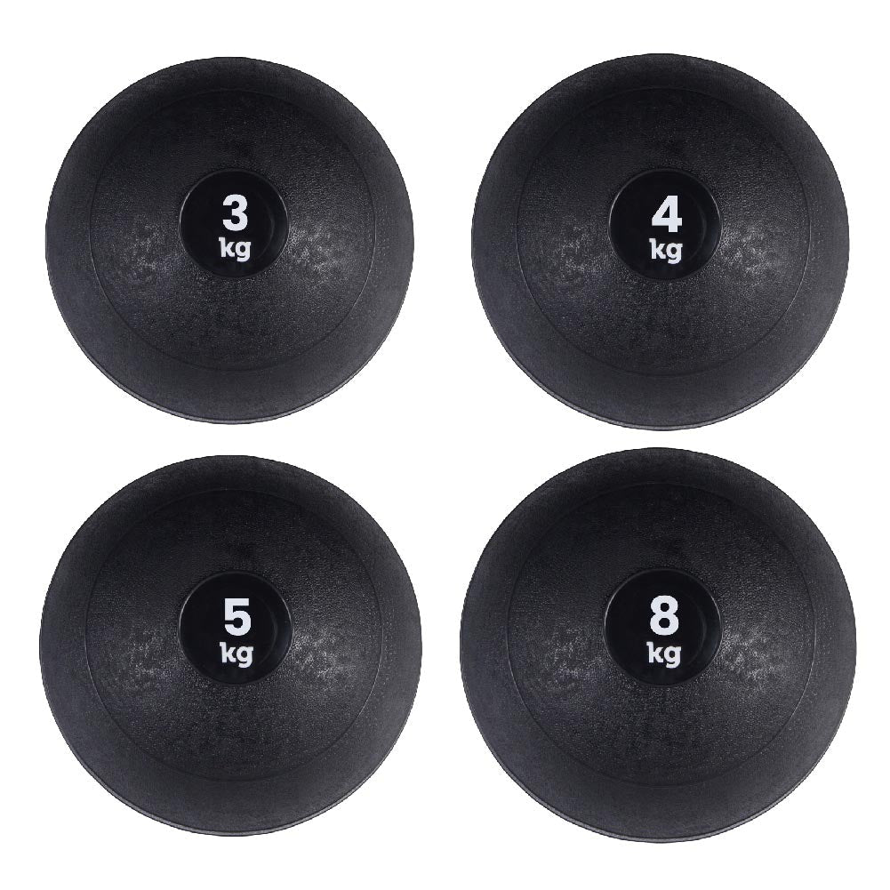 Heavy‑Duty Rubber Slam Ball, No‑Bounce Medicine Ball for Strength Training, Core Conditioning & Explosive Workouts from 3kg to 25kg – Compact Home Gym Equipment