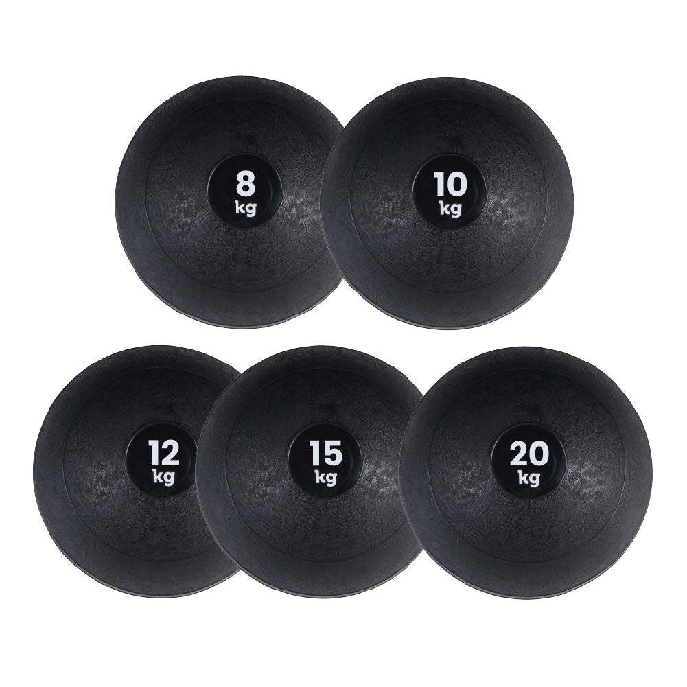 Heavy‑Duty Rubber Slam Ball, No‑Bounce Medicine Ball for Strength Training, Core Conditioning & Explosive Workouts from 3kg to 25kg – Compact Home Gym Equipment