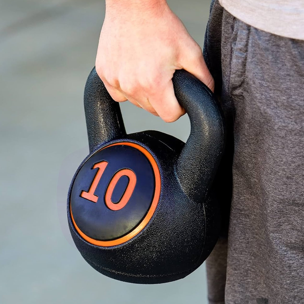 Adjustable Kettlebell Set – Cast Iron 3‑Piece, Ergonomic Grip & Rubber Base, Full‑Body Strength Training for Home Gym