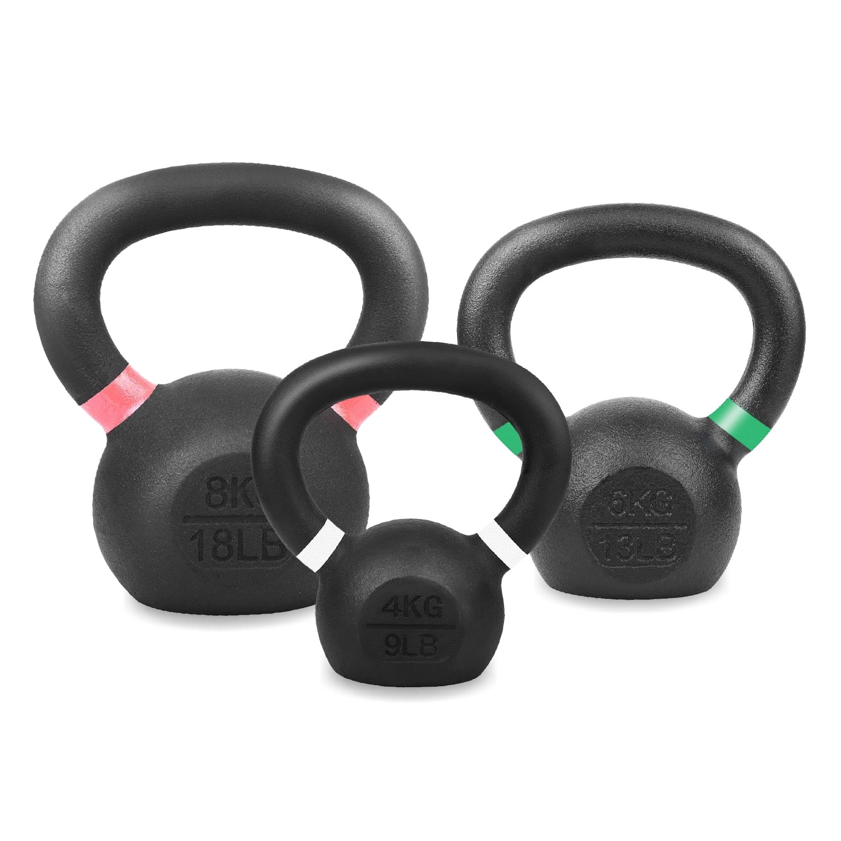 Heavy-Duty Cast Iron Kettlebells – Durable Classic Finish – Ergonomic Handle for Full‑Body Strength Training – Home Gym Essential