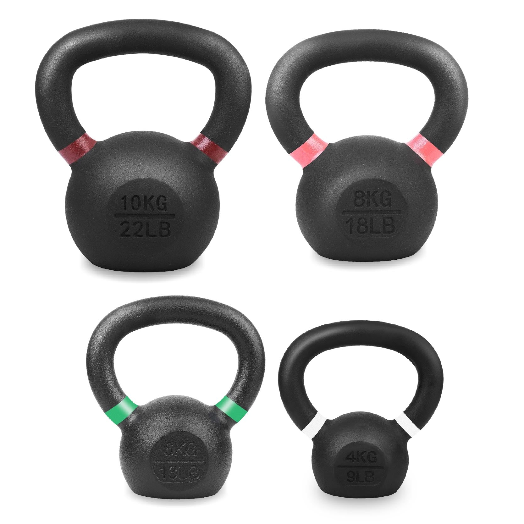 Heavy-Duty Cast Iron Kettlebells – Durable Classic Finish – Ergonomic Handle for Full‑Body Strength Training – Home Gym Essential