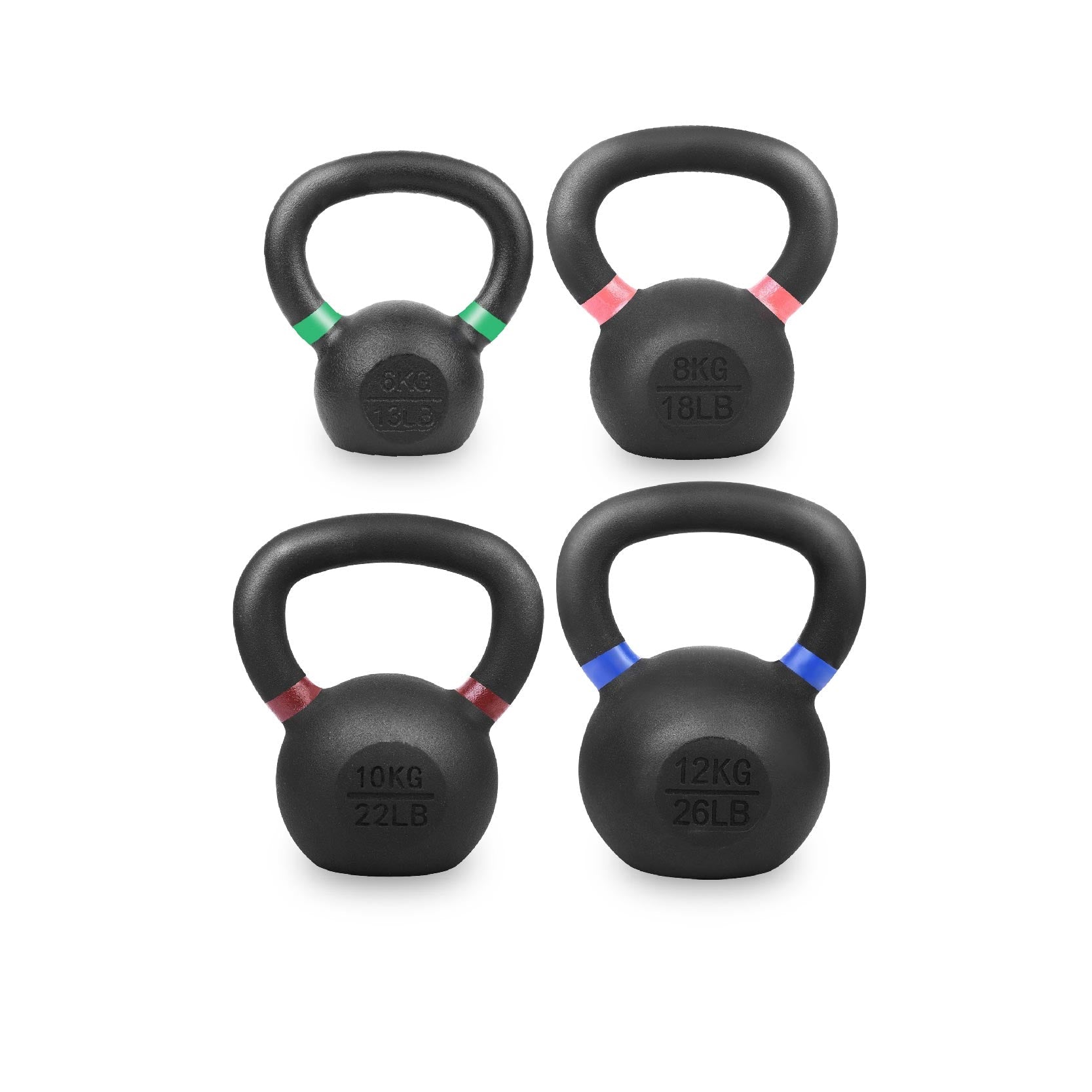 Heavy-Duty Cast Iron Kettlebells – Durable Classic Finish – Ergonomic Handle for Full‑Body Strength Training – Home Gym Essential