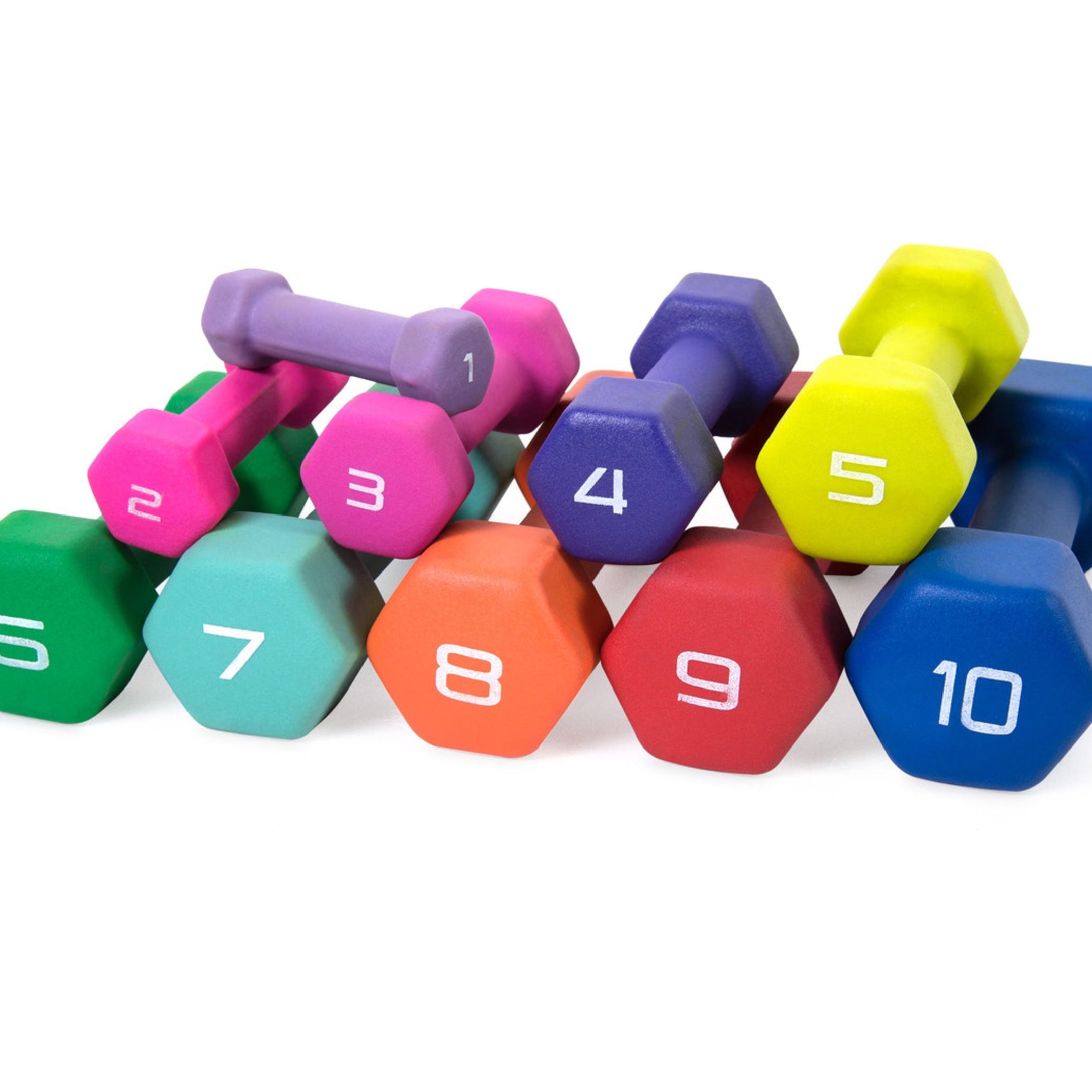 Anti‑Roll Neoprene Hex Dumbbells – Non‑Slip Coating, Comfortable Grip, Anti‑Scratch Finish for Home Gym Workouts & Strength Training