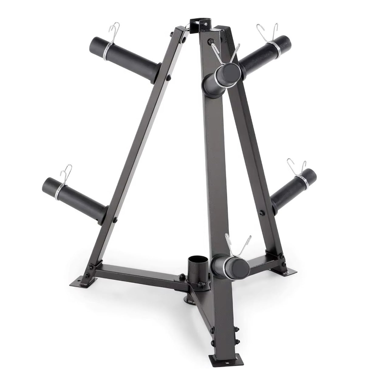 Vertical Steel Weight Plate & Dumbbell Rack | 300 kg Capacity, 6 Clamps, Space‑Saving Home Gym Organizer