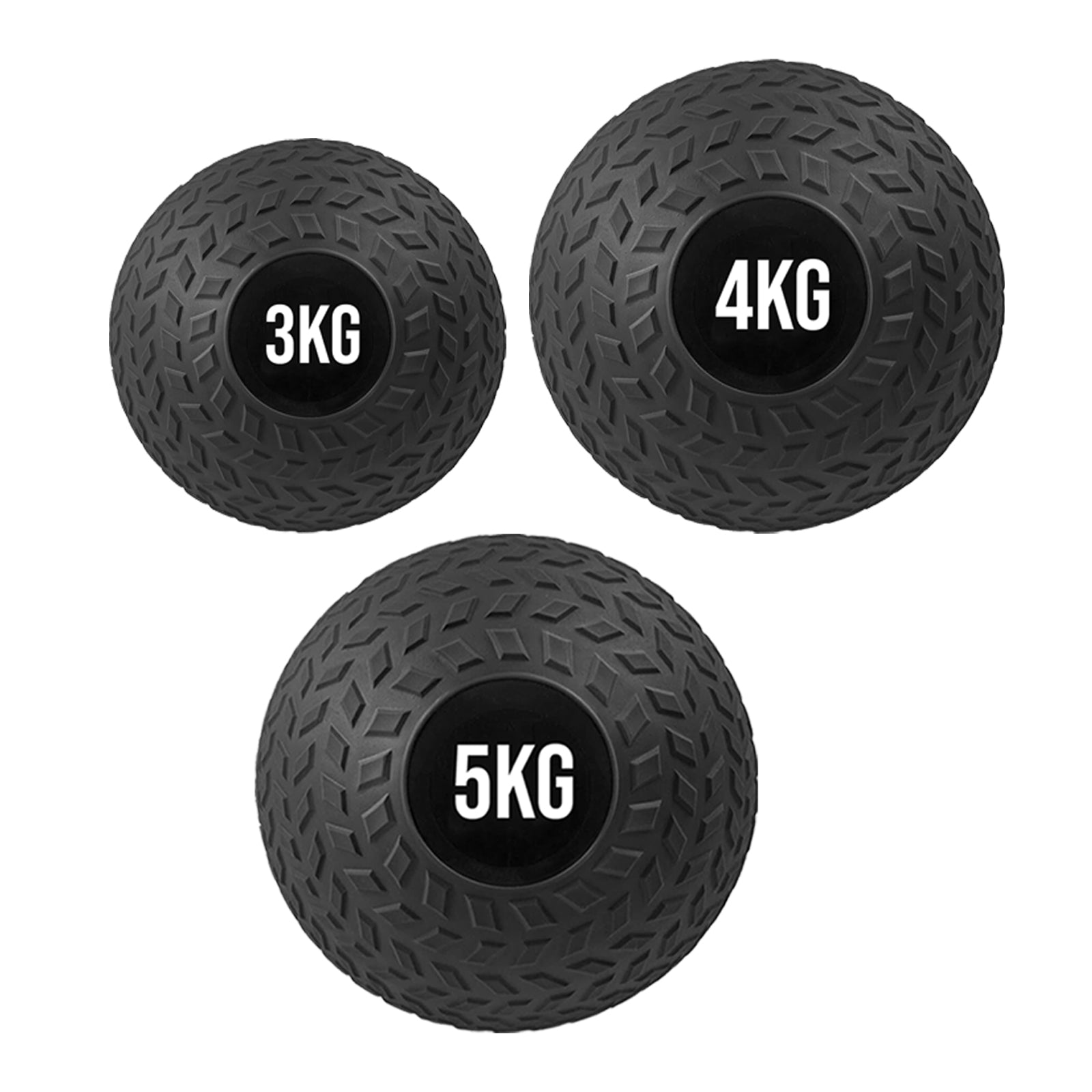 No-Bounce Slam Ball – Heavy‑Duty Rubber Treaded Weight Ball for Core, Strength & Power Training in Home Gym or Studio (3–25 kg)