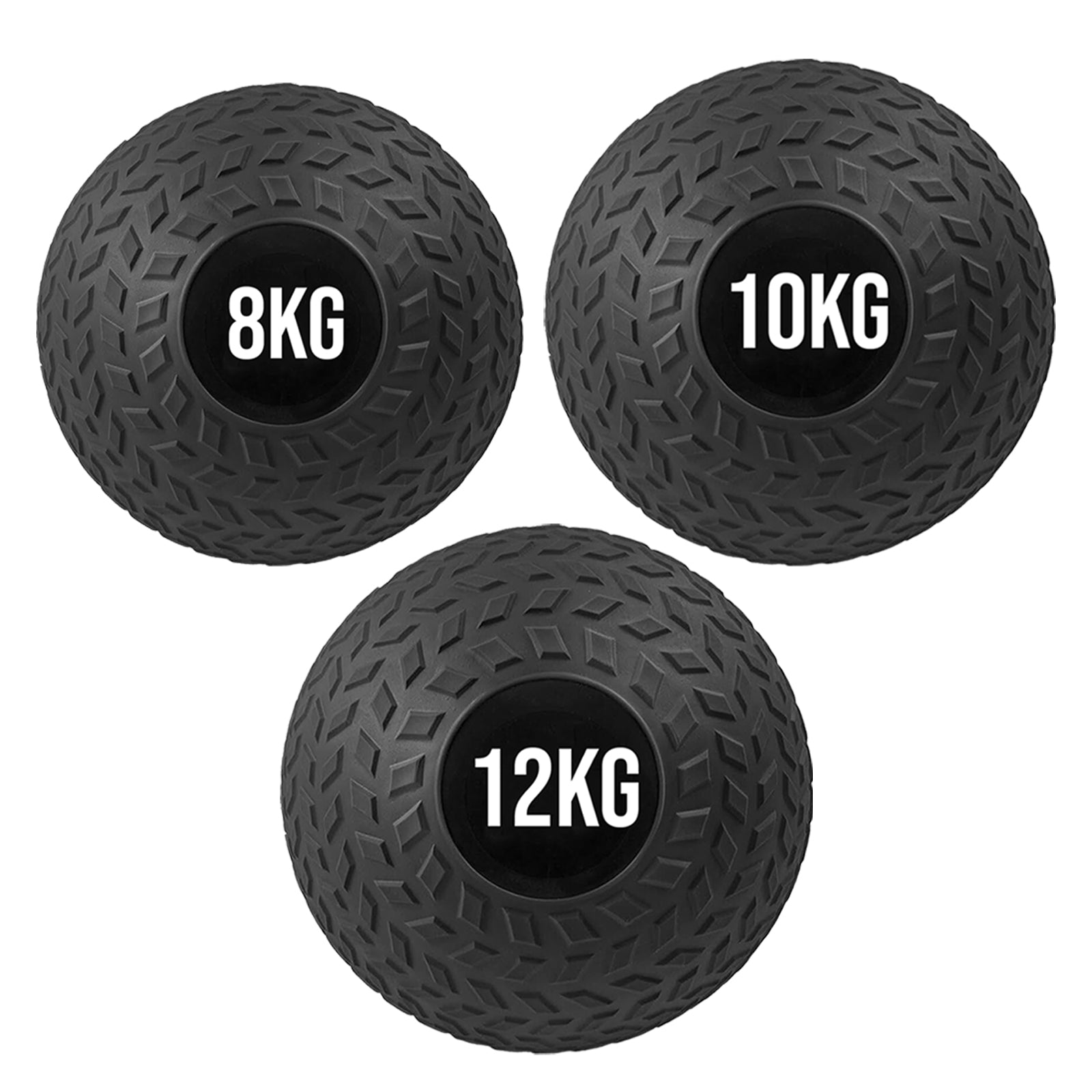No-Bounce Slam Ball – Heavy‑Duty Rubber Treaded Weight Ball for Core, Strength & Power Training in Home Gym or Studio (3–25 kg)