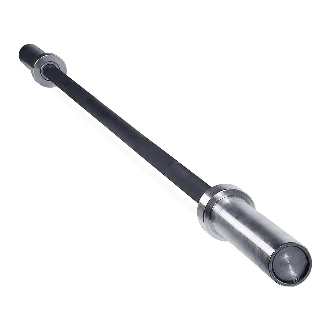 Adjustable Olympic 2″ Barbell – Steel 4 ft/5 ft/6 ft/7 ft with Spring Collars, Multi‑Grip Knurled Bar for Squat, Bench, Deadlift – Home Gym Essential