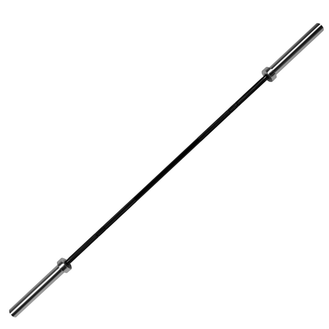 Adjustable Olympic 2″ Barbell – Steel 4 ft/5 ft/6 ft/7 ft with Spring Collars, Multi‑Grip Knurled Bar for Squat, Bench, Deadlift – Home Gym Essential