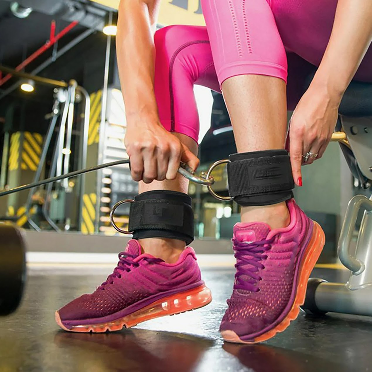 Upgrade Your Home Gym Setup – Cable Attachments Kit with Multi-Grip Handles, Rope & Straps for Precision Strength Training