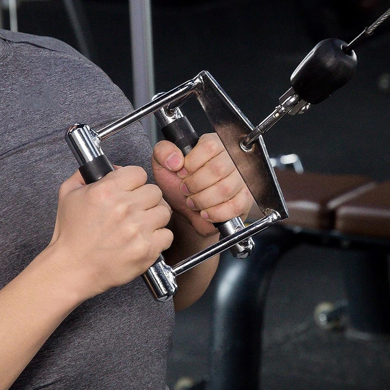 Upgrade Your Home Gym Setup – Cable Attachments Kit with Multi-Grip Handles, Rope & Straps for Precision Strength Training