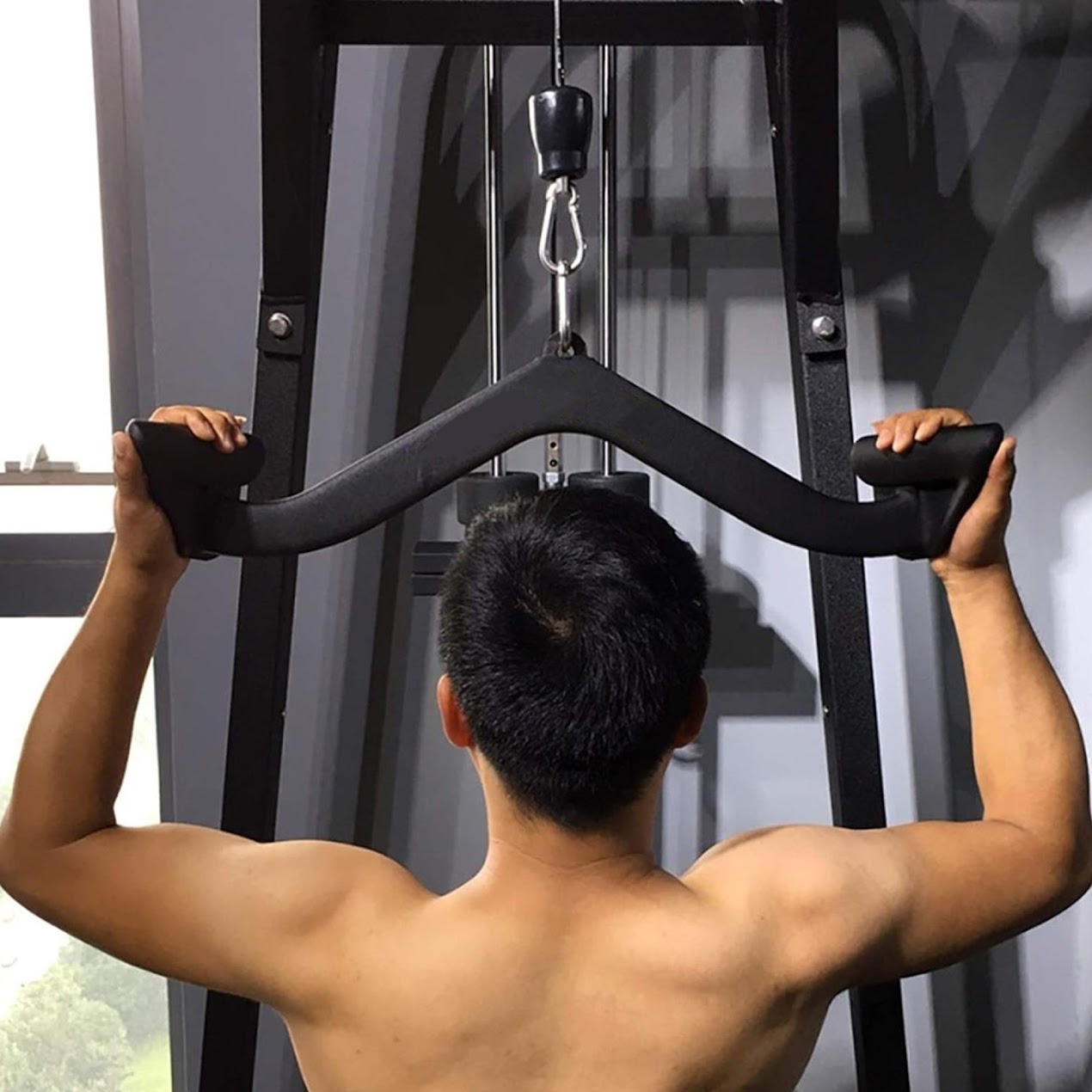 Upgrade Your Home Gym Setup – Cable Attachments Kit with Multi-Grip Handles, Rope & Straps for Precision Strength Training