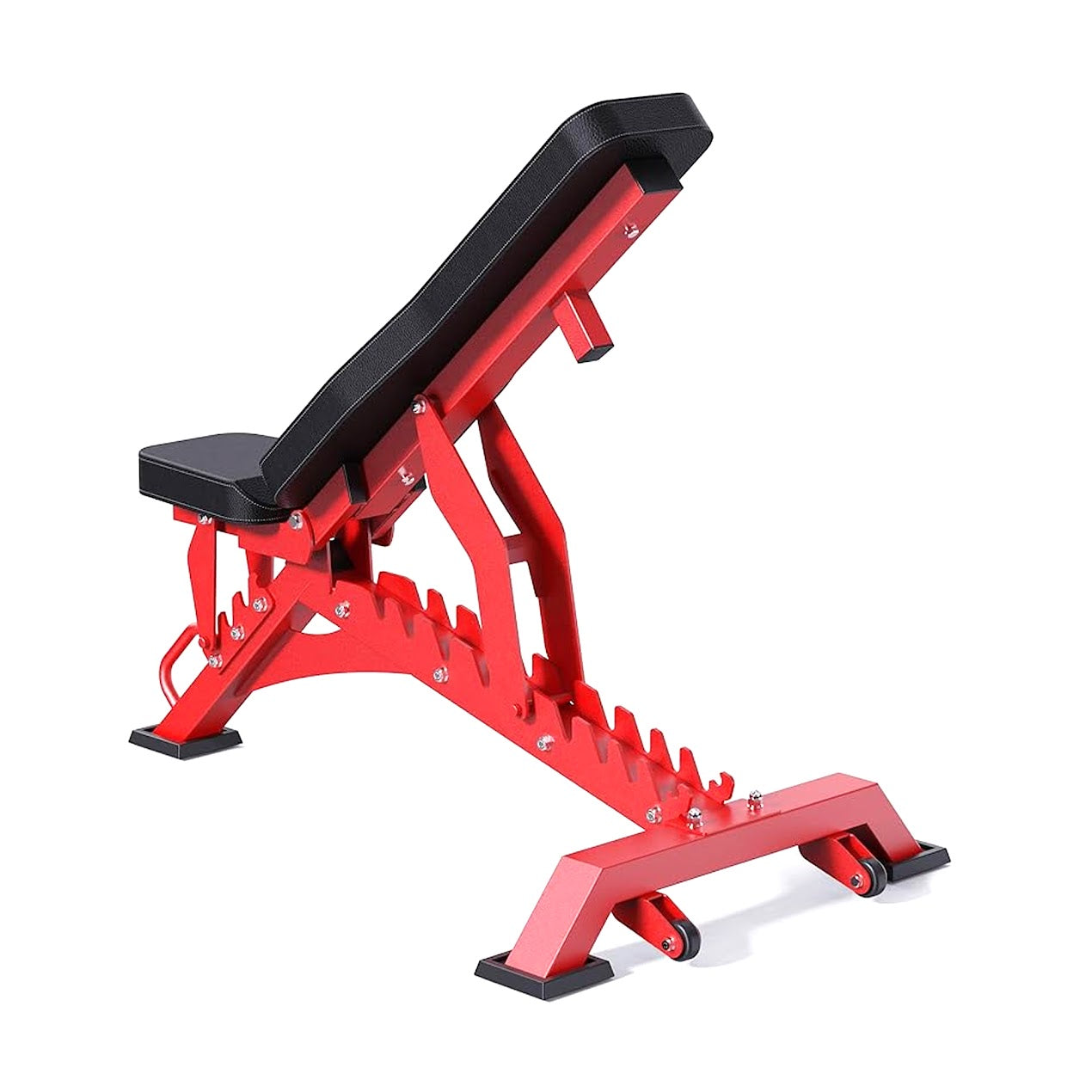 Adjustable Commercial‑Grade Weight Bench – heavy‑duty steel, high‑density foam, multi‑angle incline/decline for strength training, compact yet sleek for home gyms