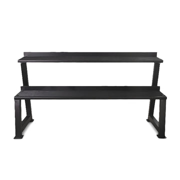 Heavy-Duty Kettlebell Storage Rack – 2-Tier Steel Weight Organizer