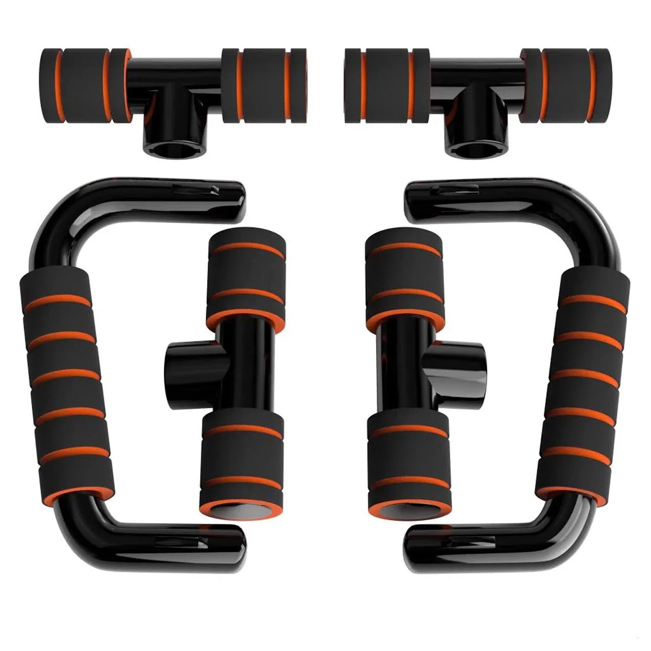 Adjustable Push‑Up Bars with PVC Grip & PP Frame – Anti‑Slip, Wrist‑Safe for Chest & Shoulder Home Fitness