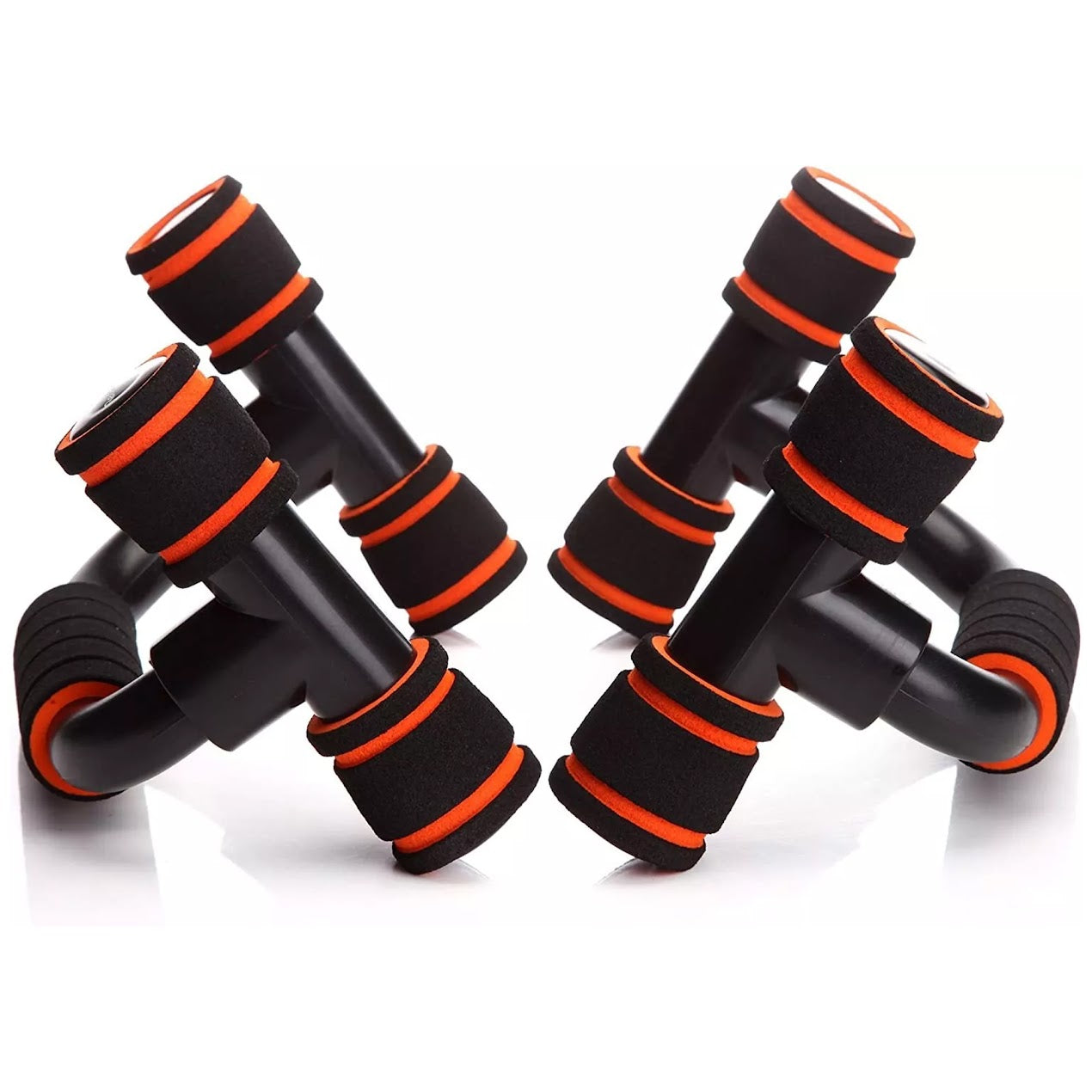Adjustable Push‑Up Bars with PVC Grip & PP Frame – Anti‑Slip, Wrist‑Safe for Chest & Shoulder Home Fitness