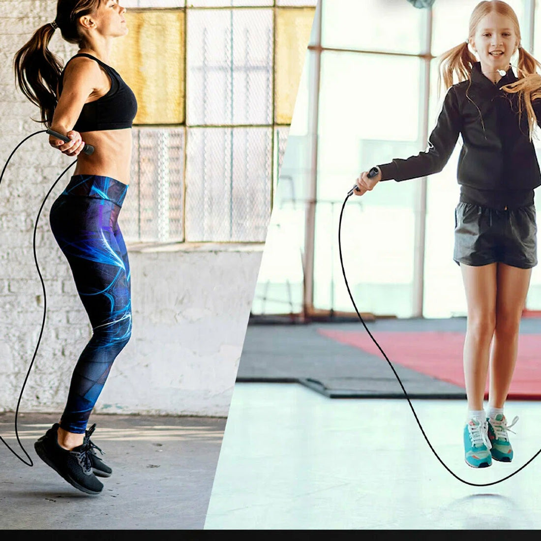 Adjustable Black Skipping Rope – Smooth Rotation, Anti‑Slip Handles, Cardio Training Essential – Perfect for Home Gym Workouts