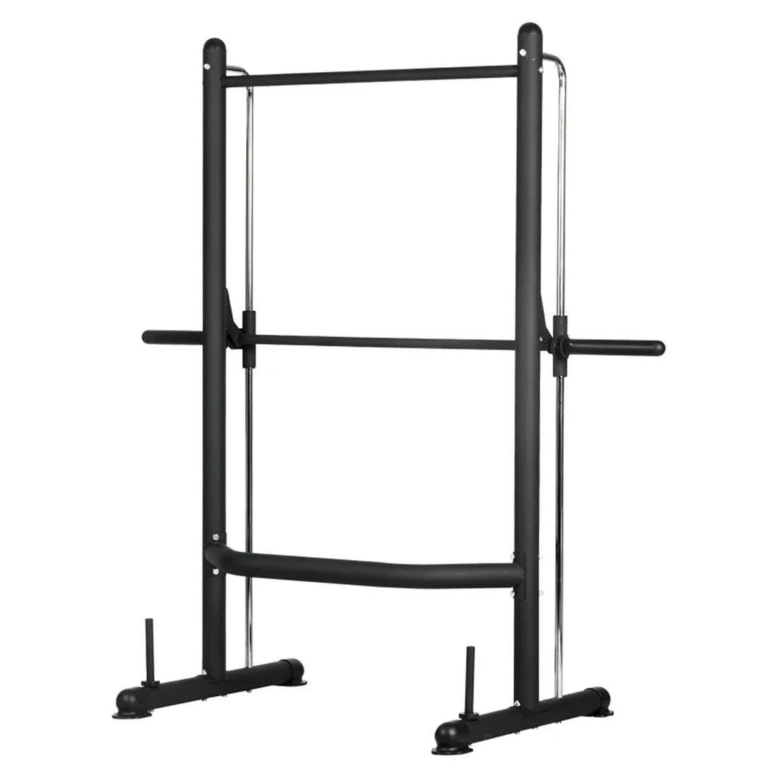 Multi‑functional Smith Machine Squat Rack – Heavy‑Duty Steel, Adjustable Pull‑Up & Lat Pulldown, All‑in‑One Home Gym Station