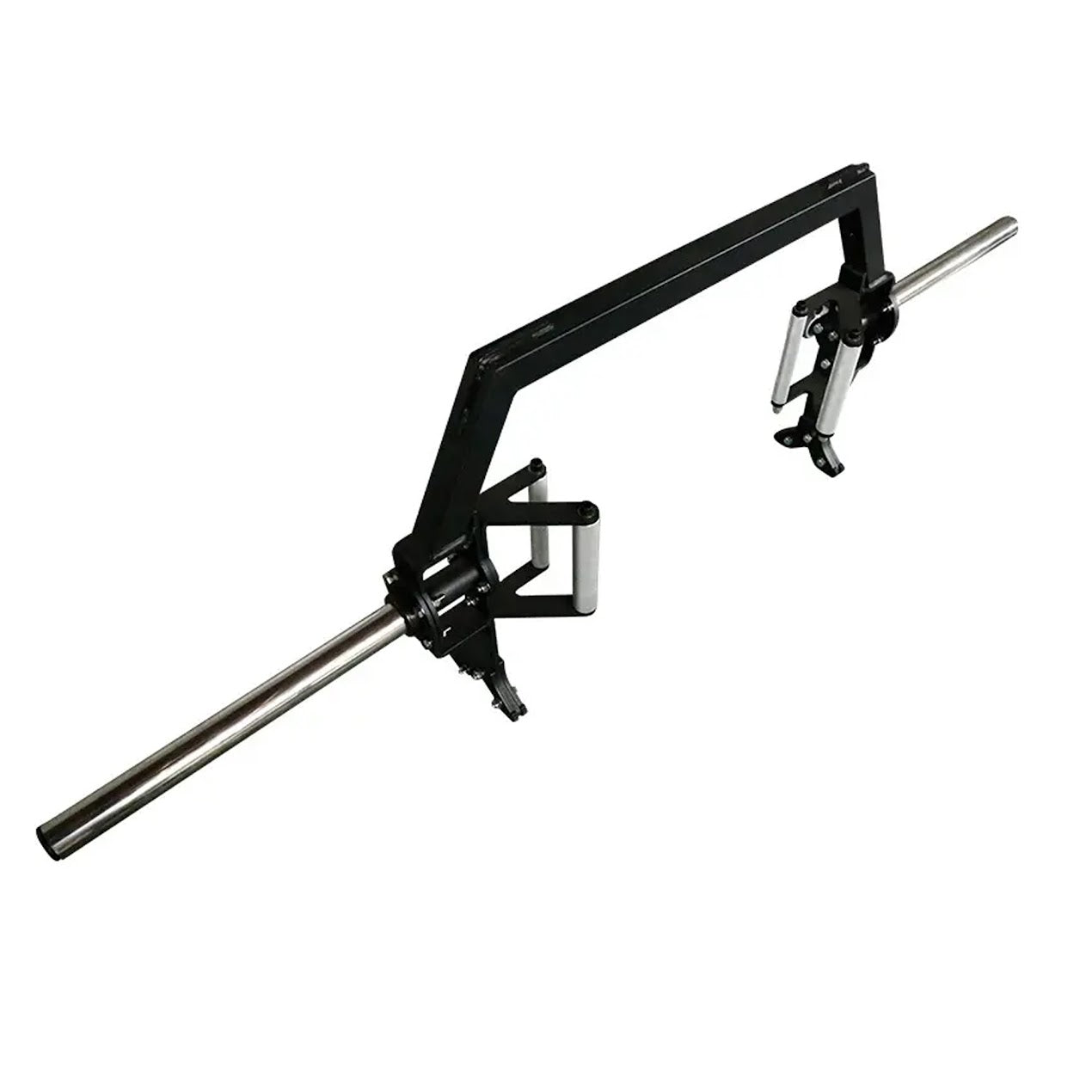 Heavy-Duty 20kg Trap Bar with Open Frame – Deluxe Hex Bar for Deadlifts & Shrugs | Built-In Jack & Rotating Sleeves for Smooth Plate Loading | Premium Design for Olympic & Standard Plates