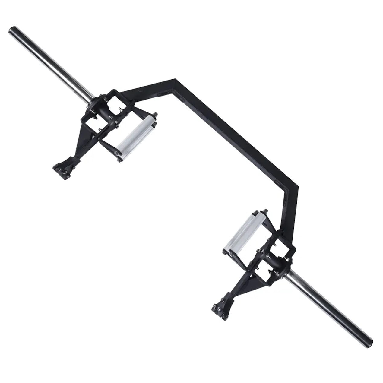 Heavy-Duty 20kg Trap Bar with Open Frame – Deluxe Hex Bar for Deadlifts & Shrugs | Built-In Jack & Rotating Sleeves for Smooth Plate Loading | Premium Design for Olympic & Standard Plates