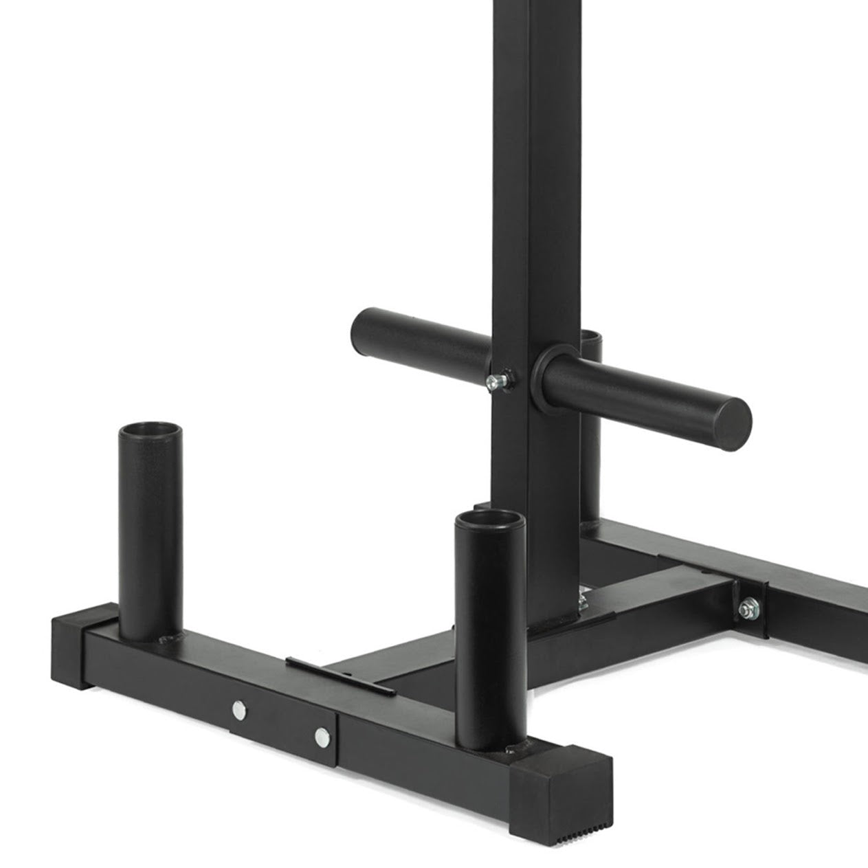 Premium 3‑Tier Olympic Weight Plate Rack with Barbell Holder – Heavy‑Duty Steel, 200 kg Capacity, Compact Black Powder‑Coated Organizer for Home Gym