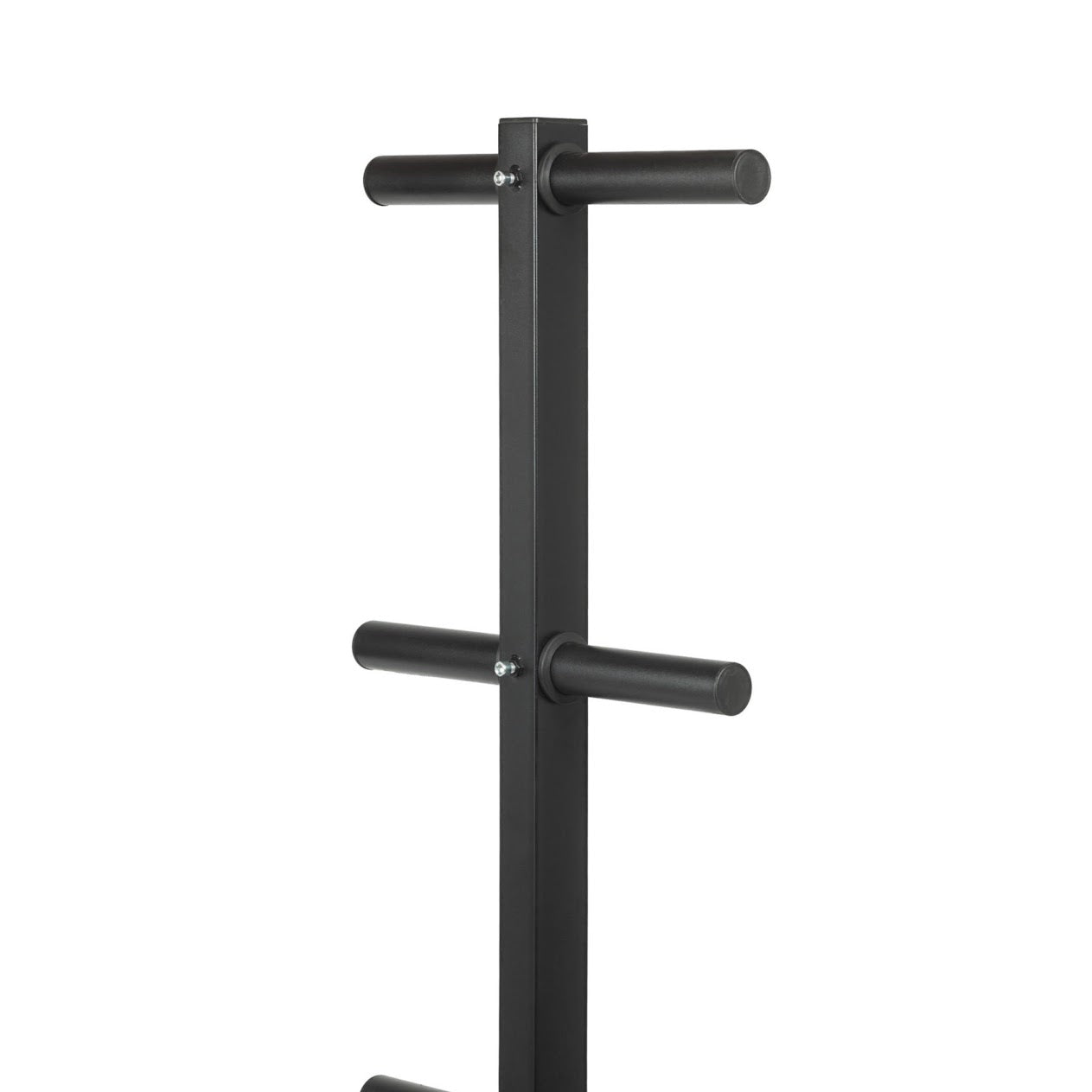 Premium 3‑Tier Olympic Weight Plate Rack with Barbell Holder – Heavy‑Duty Steel, 200 kg Capacity, Compact Black Powder‑Coated Organizer for Home Gym